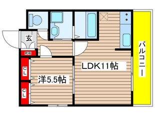 サクラ北原の物件間取画像